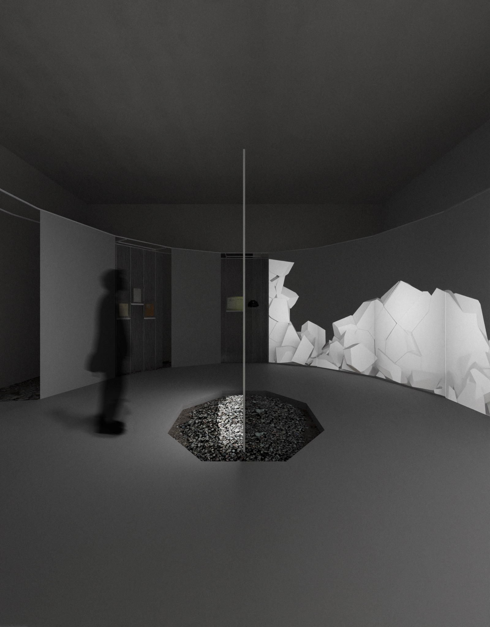 Room 1, intro: side view